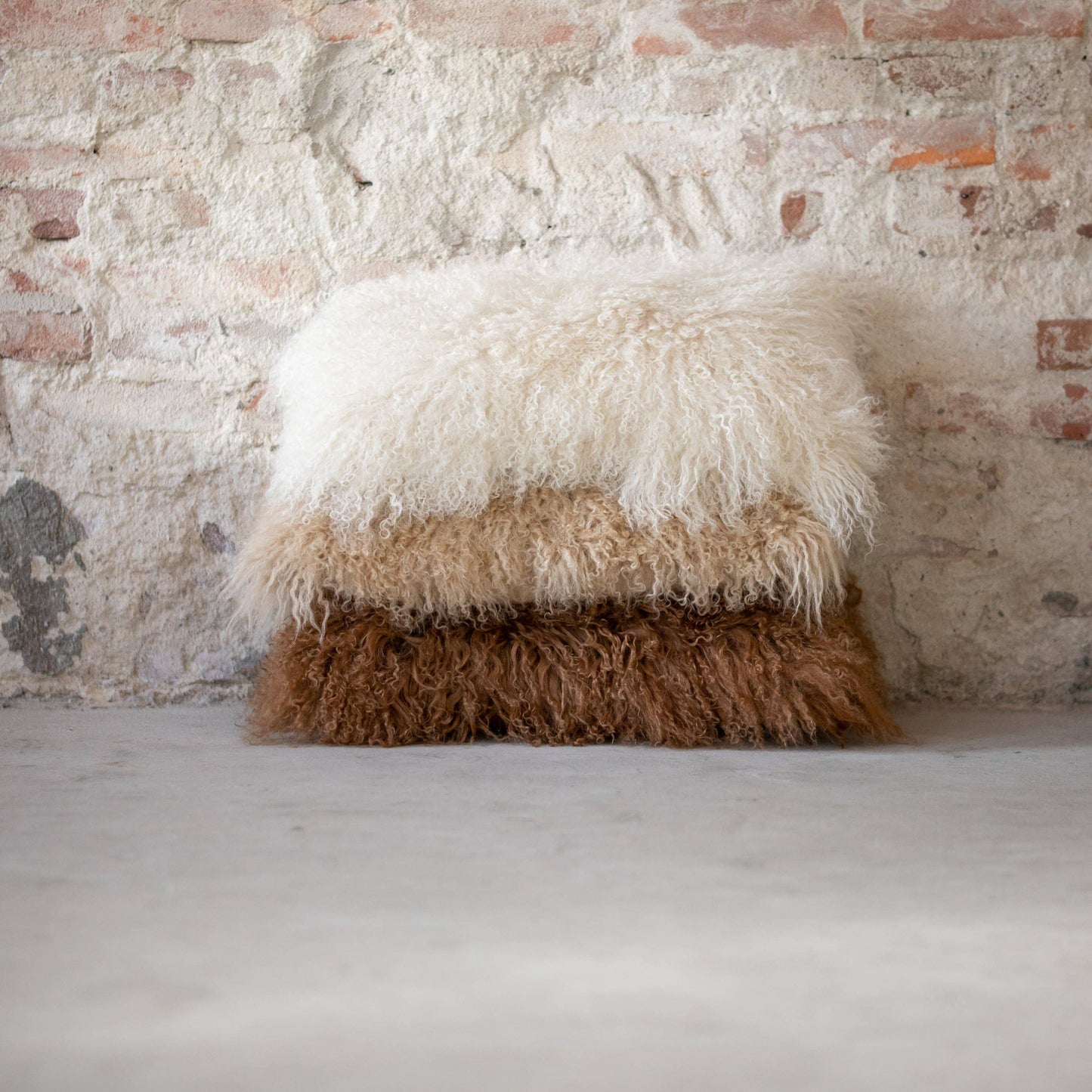 Tibetan Sheepskin Cushion