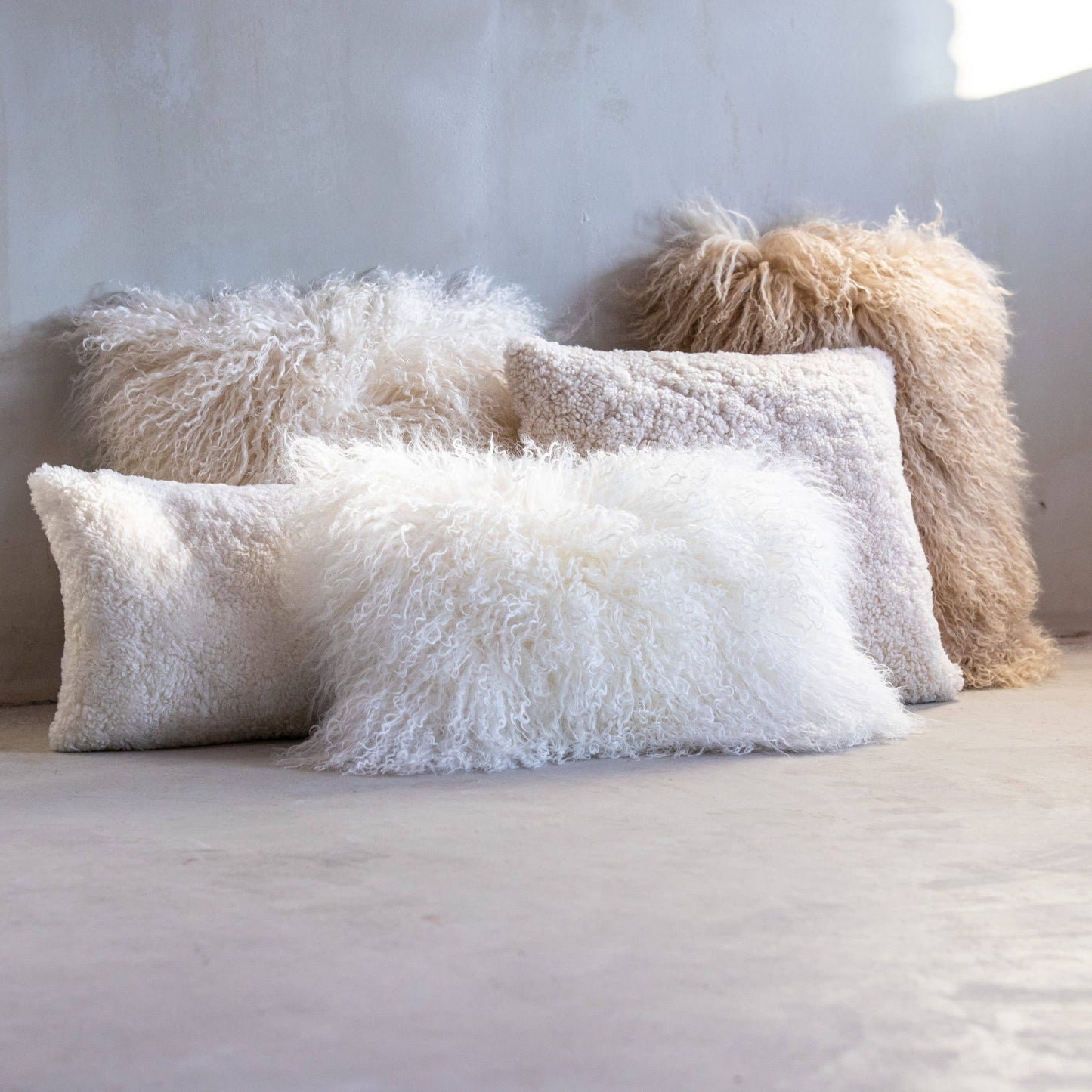 Tibetan Sheepskin Cushion