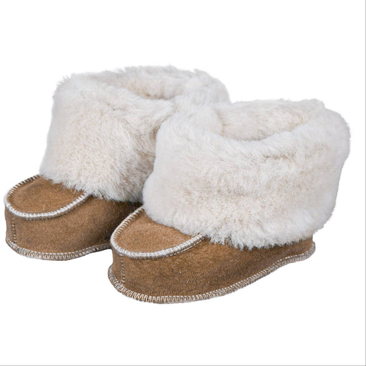 Sheepskin Baby Booties
