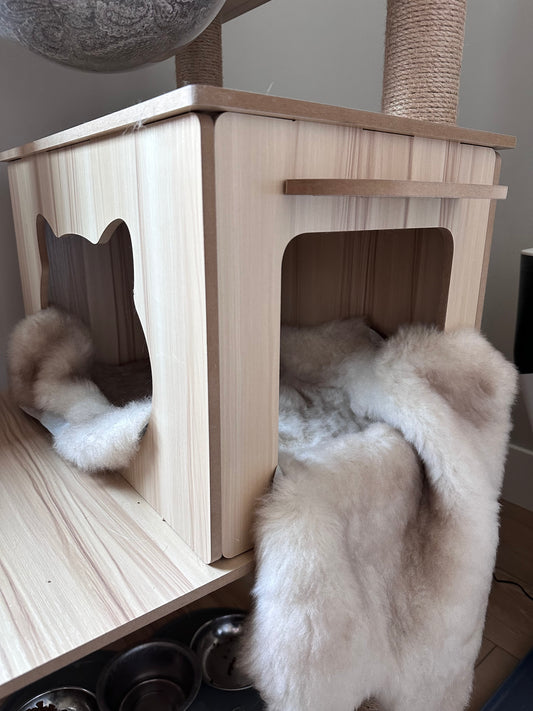 Small Pet Bed or Craft Lambskin